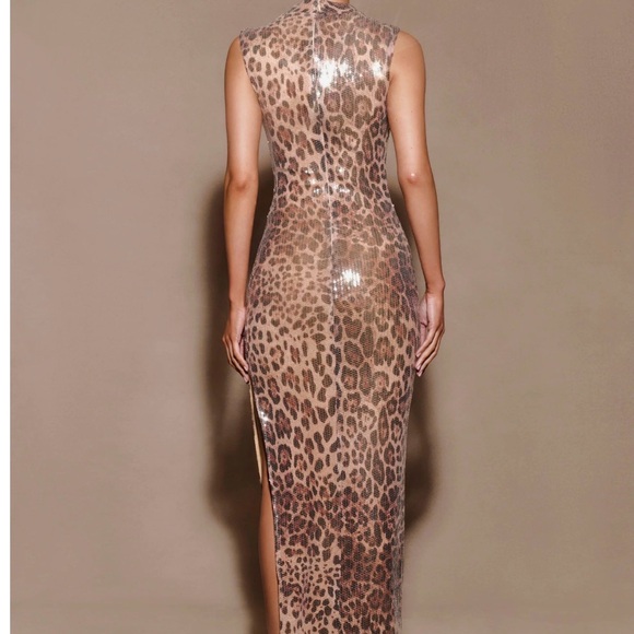 Meshki Leopard Print Dress - Picture 2 of 6
